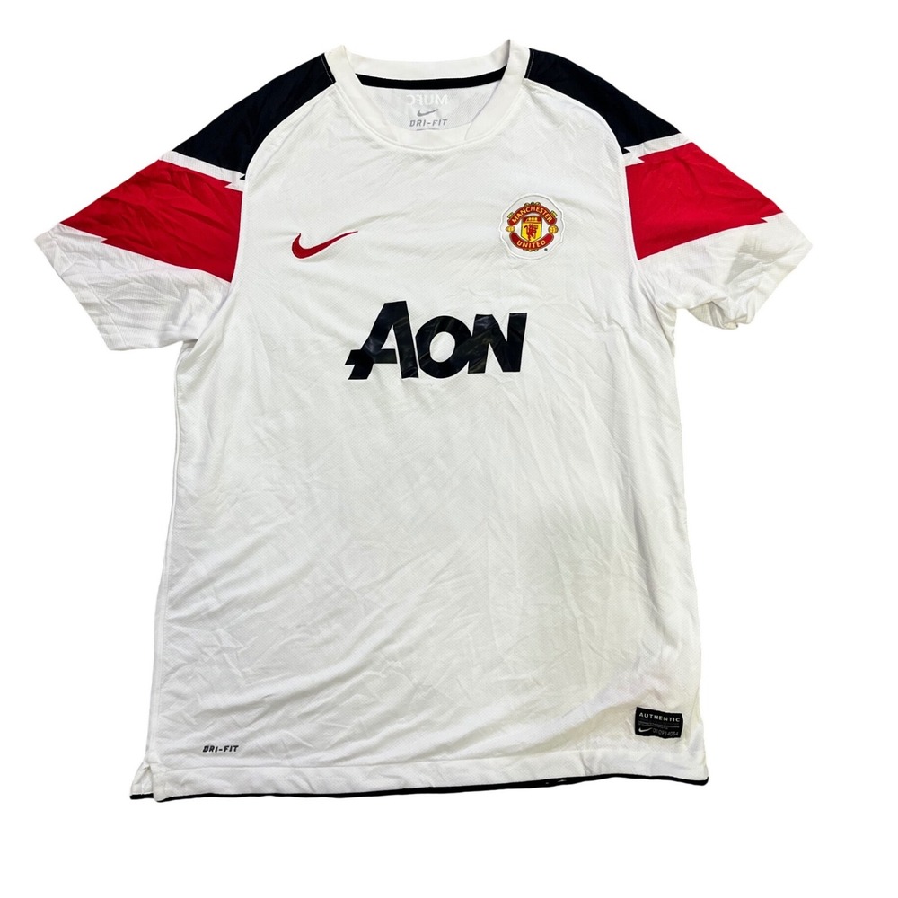 Manchester United Nike Authentic Jersey Youth XL‎ AON Dri-Fit Soccer